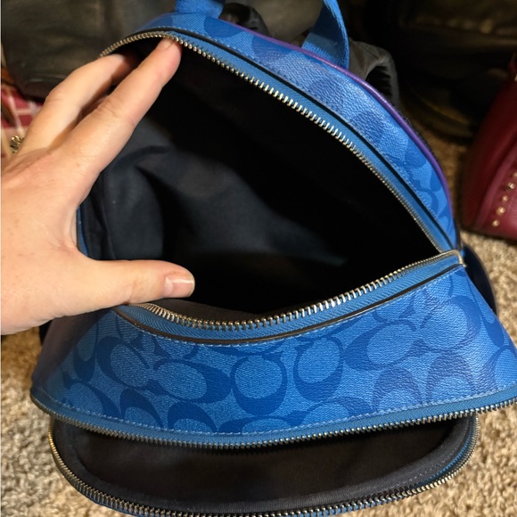 COACH Color Block Court Backpack - Picture 6 of 9